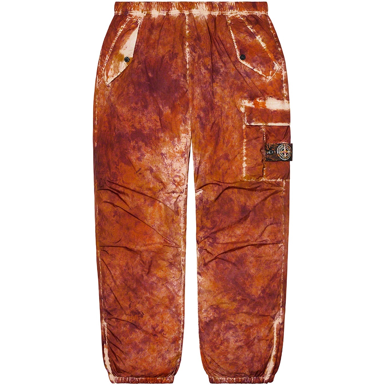 Supreme®/Stone Island® Painted Camo Nylon Cargo Pant view 10